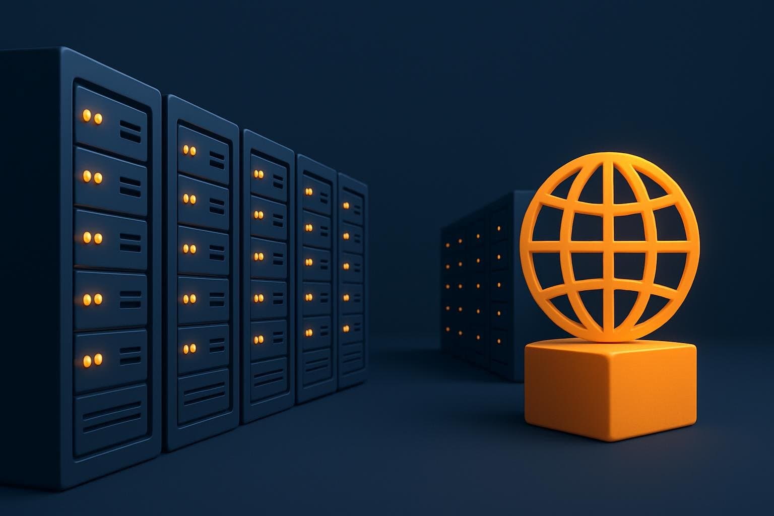Global web hosting data center network