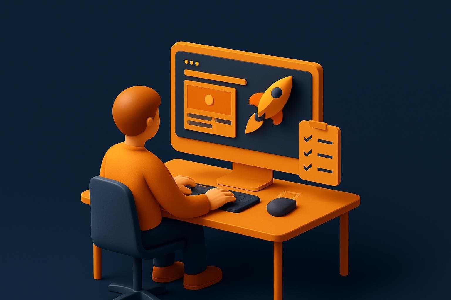 Launch a website in three simple steps