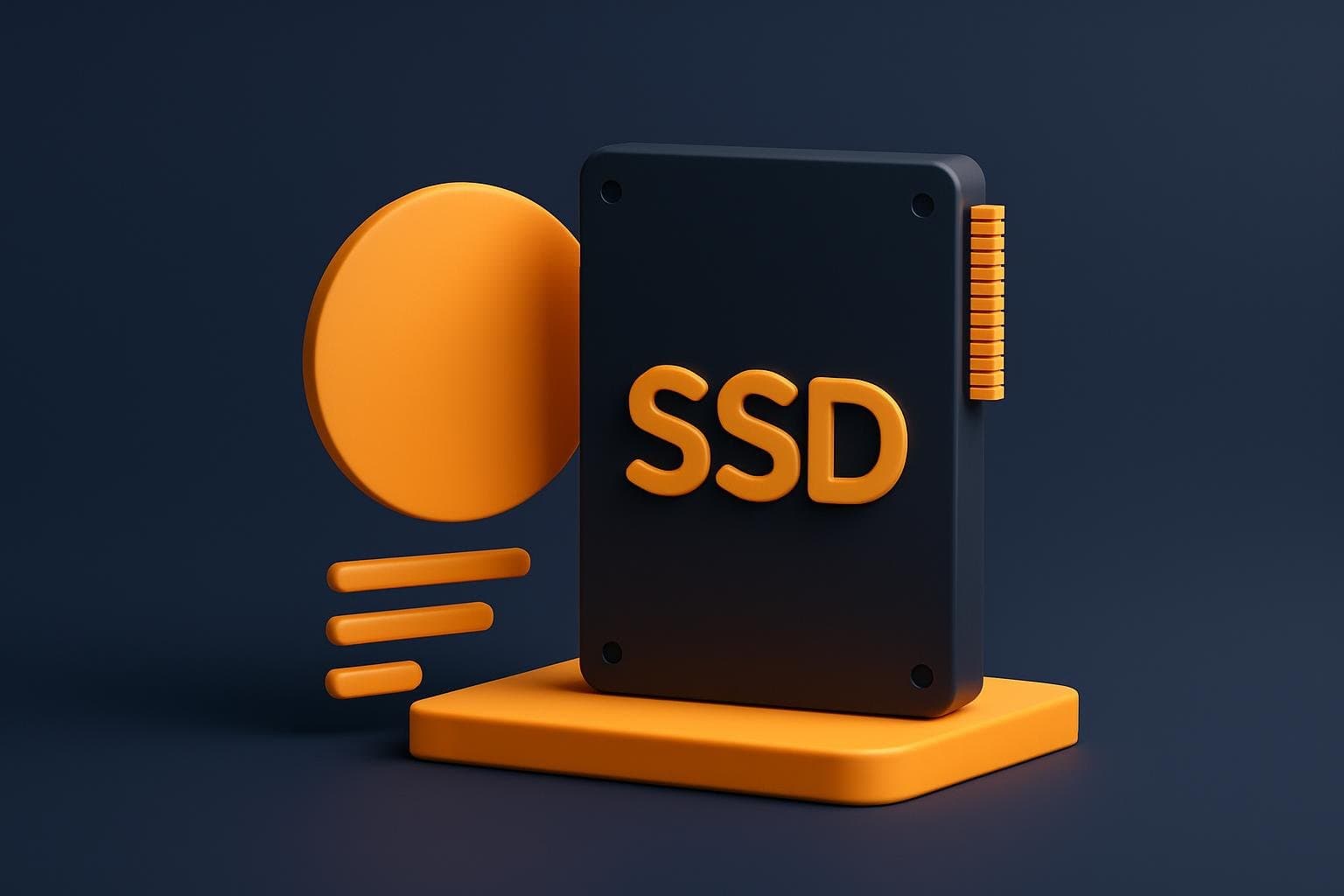 NVMe SSD storage for fast website loading speed